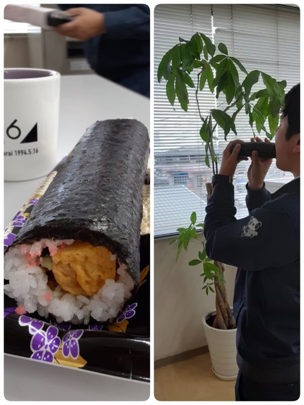 恵方巻を食らう！