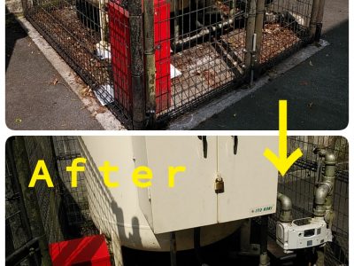 バルク周り清掃